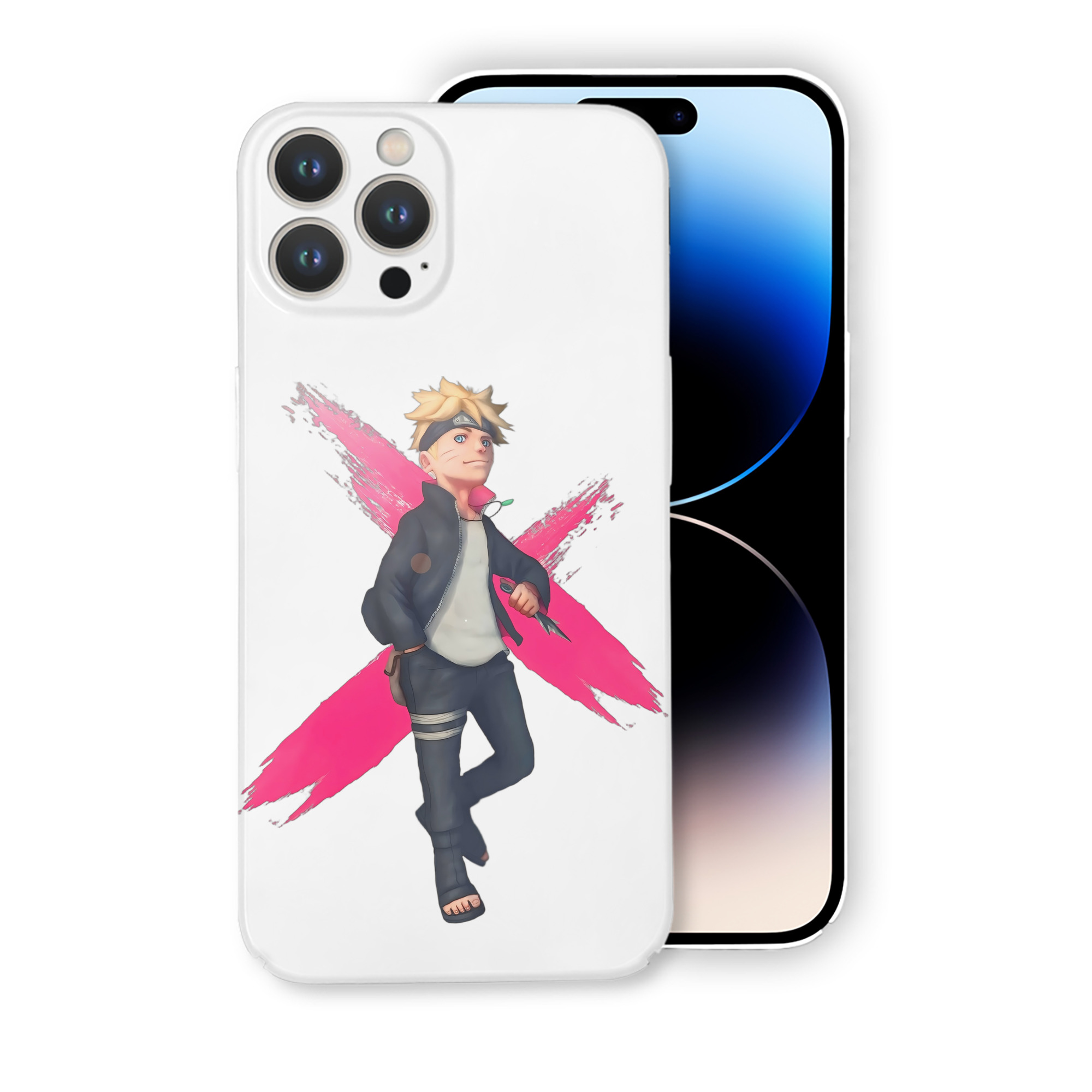 （画像用） NARUTO -ナルト- うずまき ボルト Uzumaki Boruto 【iPhone 14シリーズ対応】ハードケース